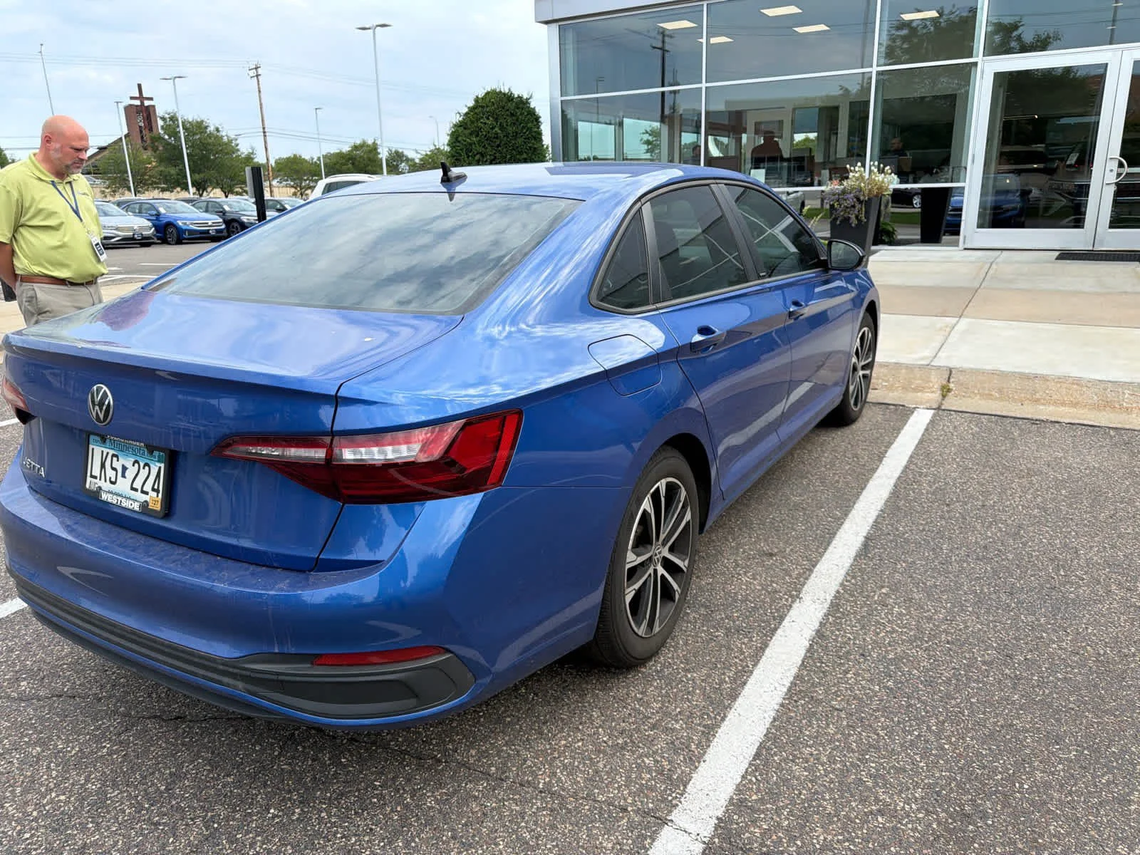 Certified 2023 Volkswagen Jetta Sport with VIN 3VWBM7BU5PM047115 for sale in Saint Louis Park, Minnesota