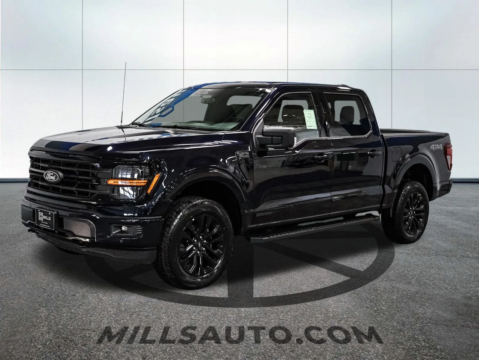 New 2026 Antimatter Blue Metallic Ford XLT image 2
