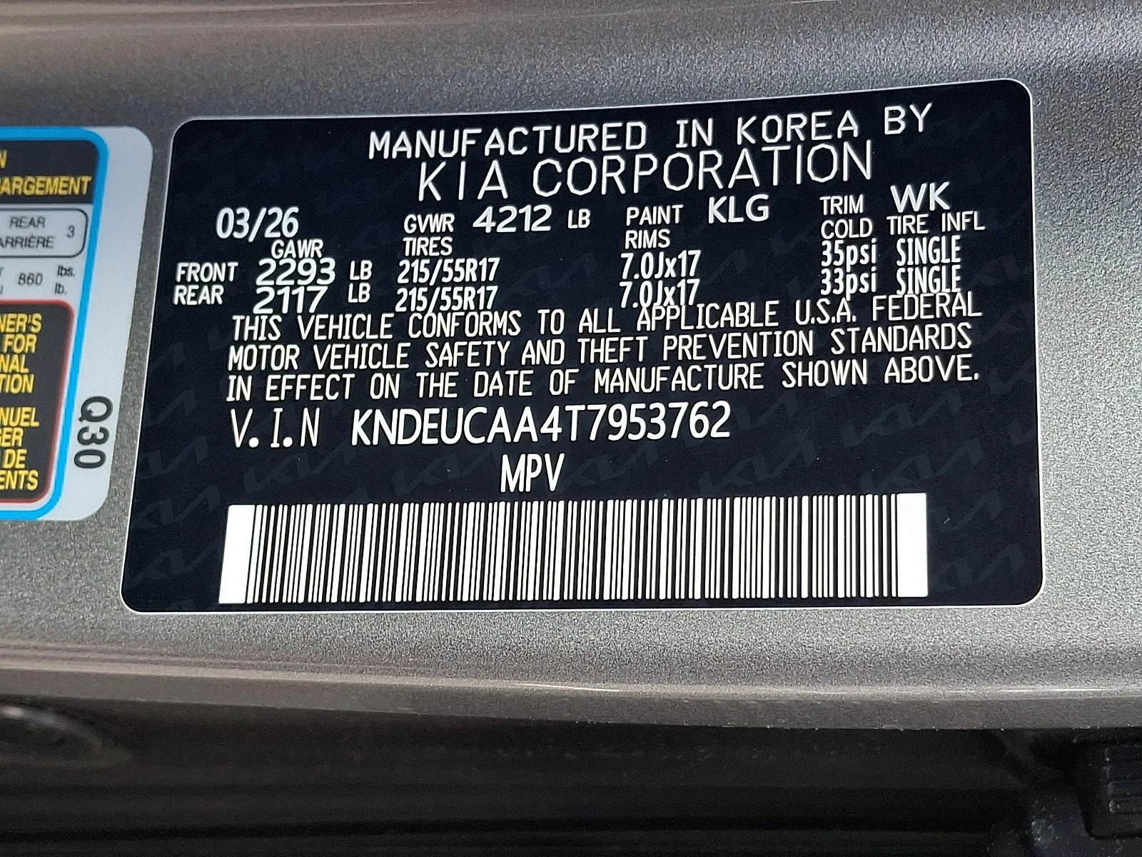 New 2026 Steel Gray Kia S image 13