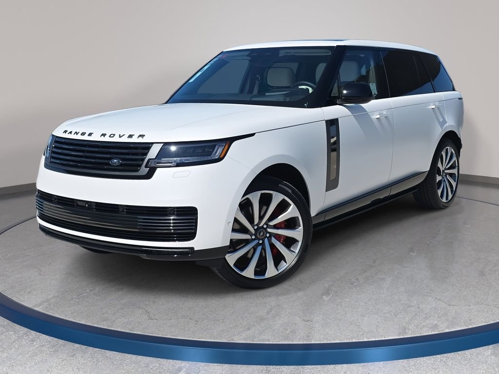 New 2025 Icy White Satin Land Rover SV LWB image 1