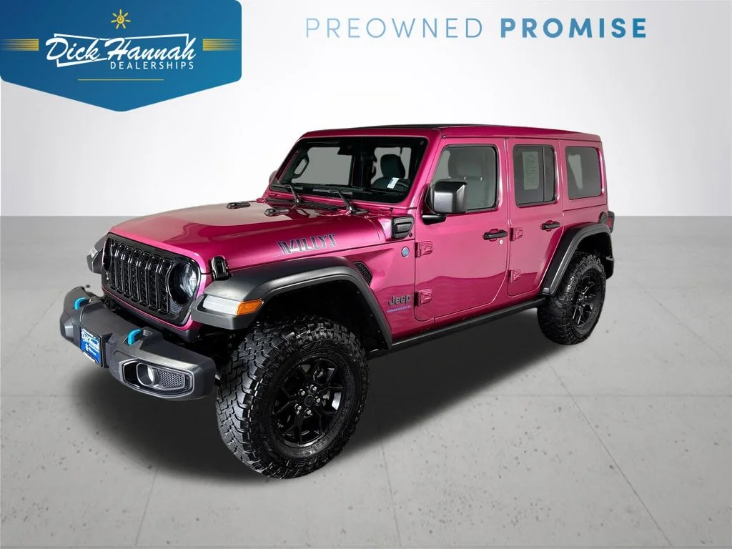 Used 2024 Red Jeep Willys 4xe image 1