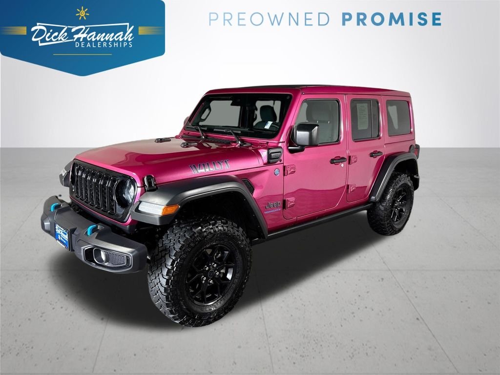 Used 2024 Limited Edition Tuscadero Pearlcoat Jeep Willys 4xe image 1