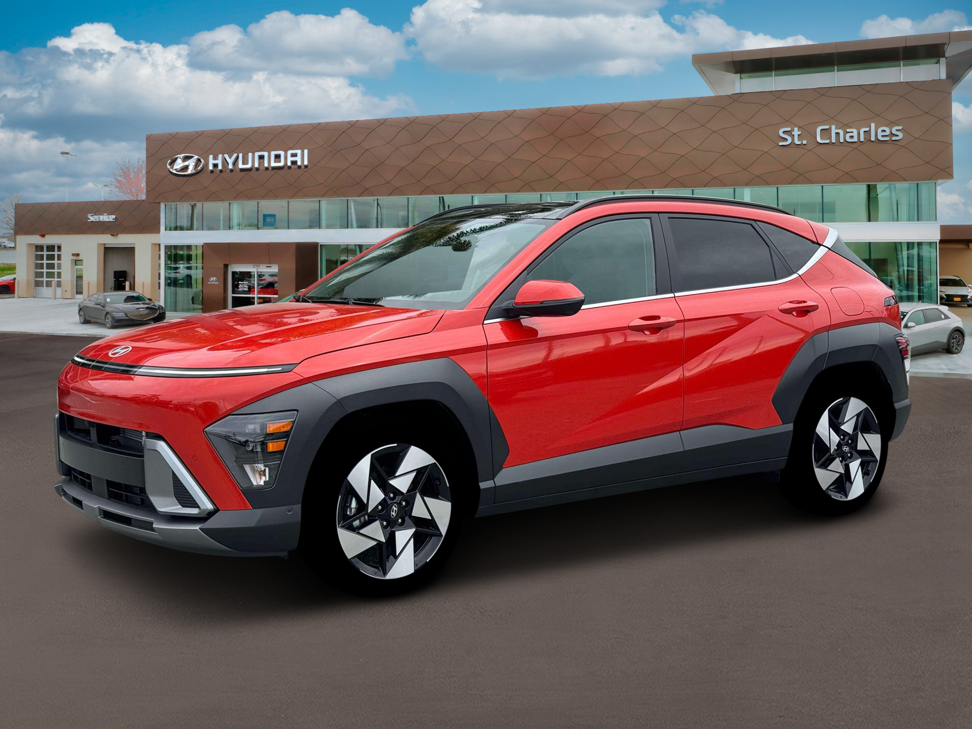 New 2026 Orange Hyundai Limited AWD image 2