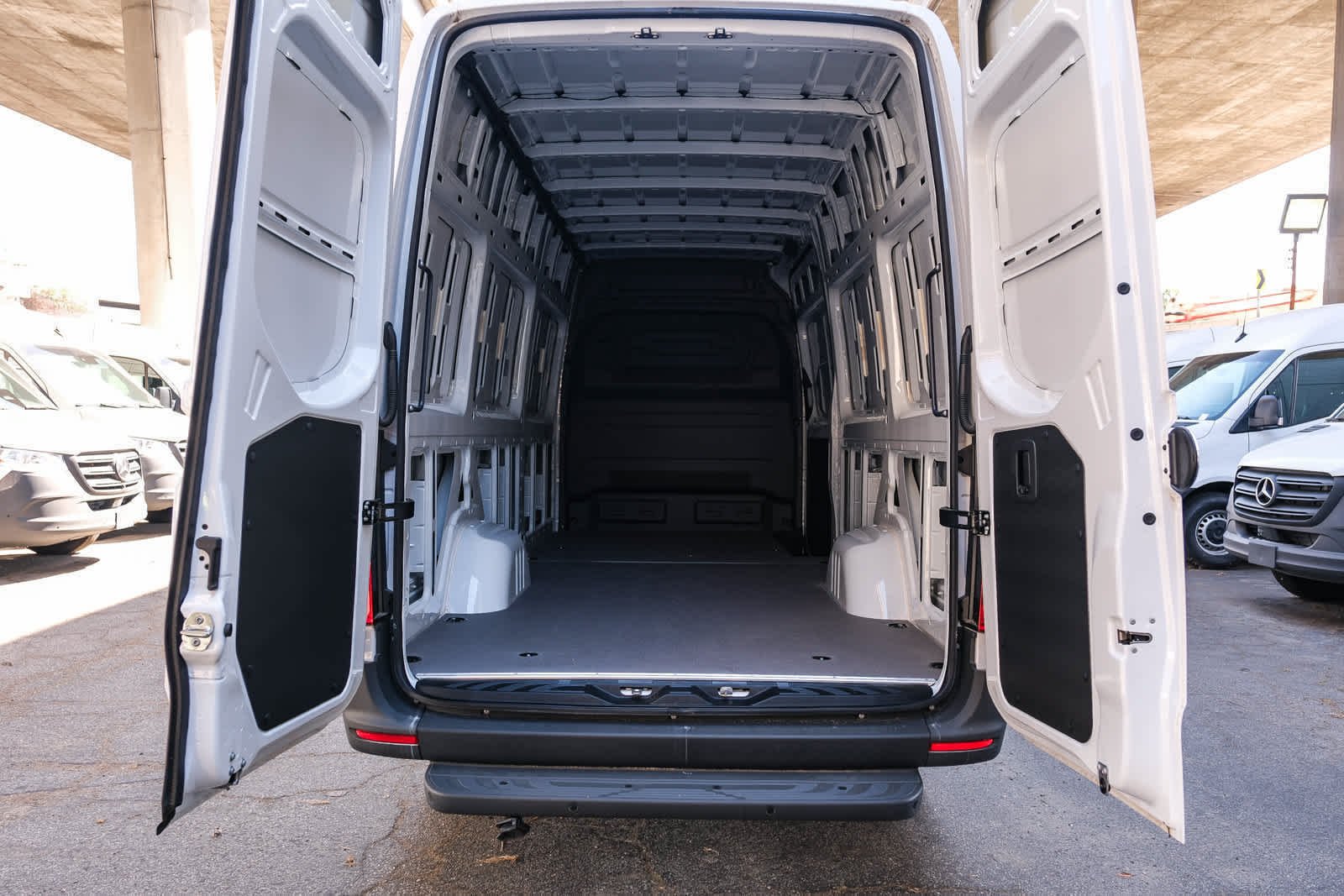 New 2025 Arctic White Mercedes-Benz Cargo 170 WB High Roof RWD Electric Motor image 25