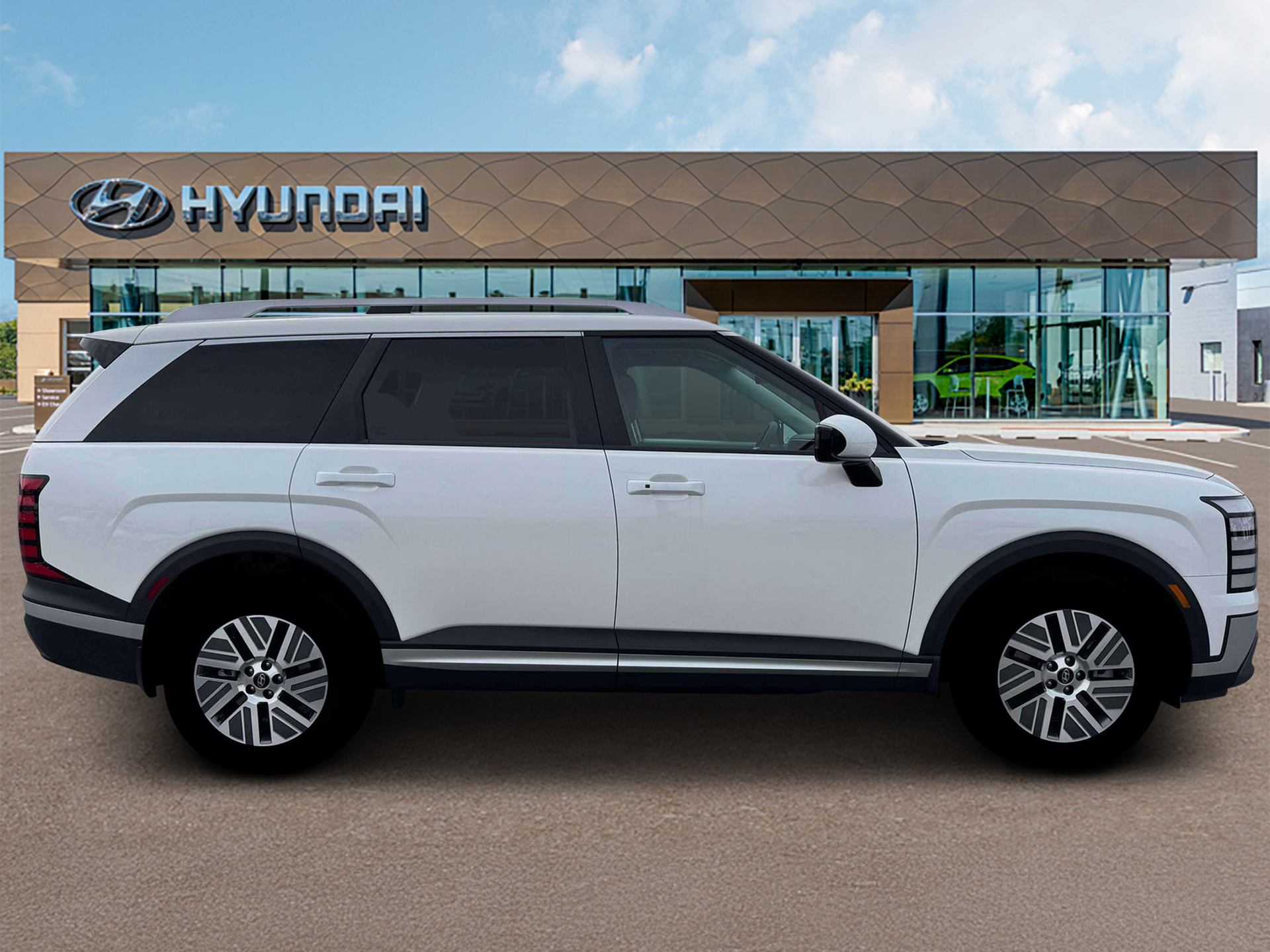 New 2026 Creamy White Pearl Hyundai SEL 7P image 9