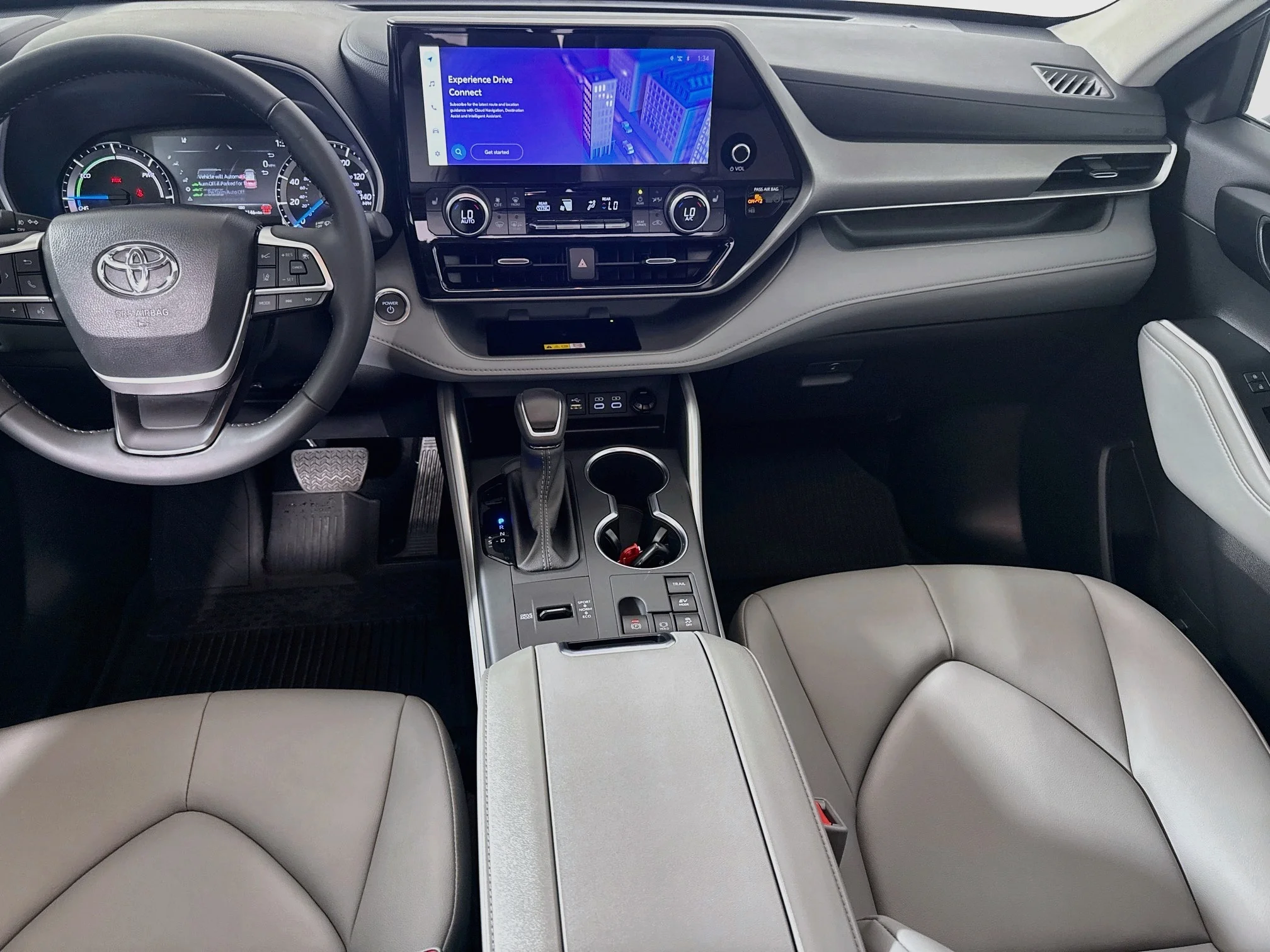 Used 2025 Celestial Silver Metallic Toyota Hybrid XLE image 24