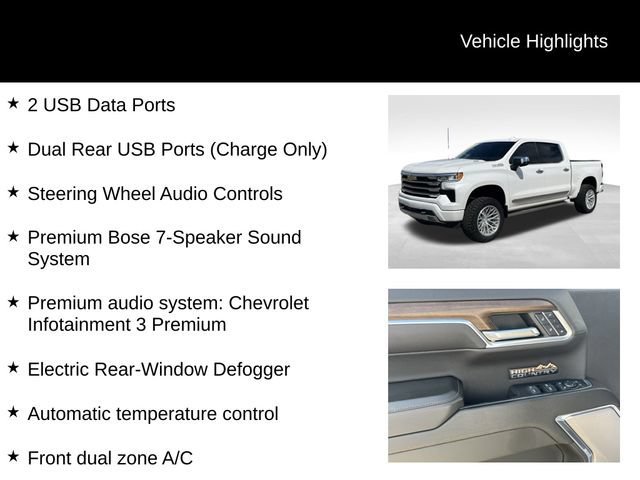 Used 2024 Iridescent Pearl Tricoat Chevrolet High Country image 16