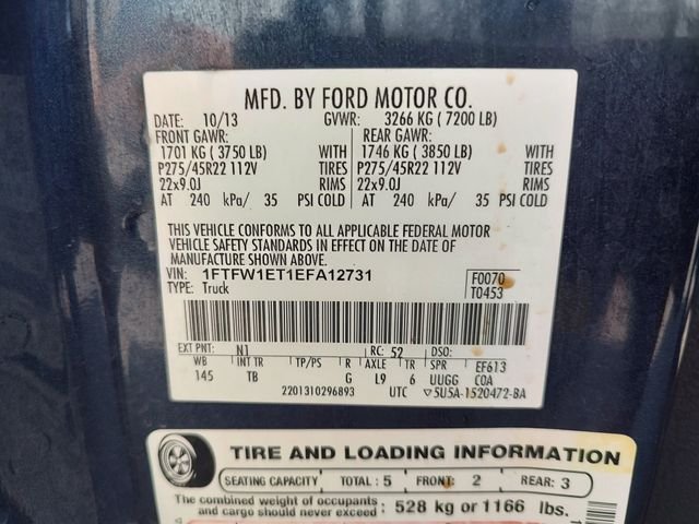 Used 2014 Blue Ford Limited image 11