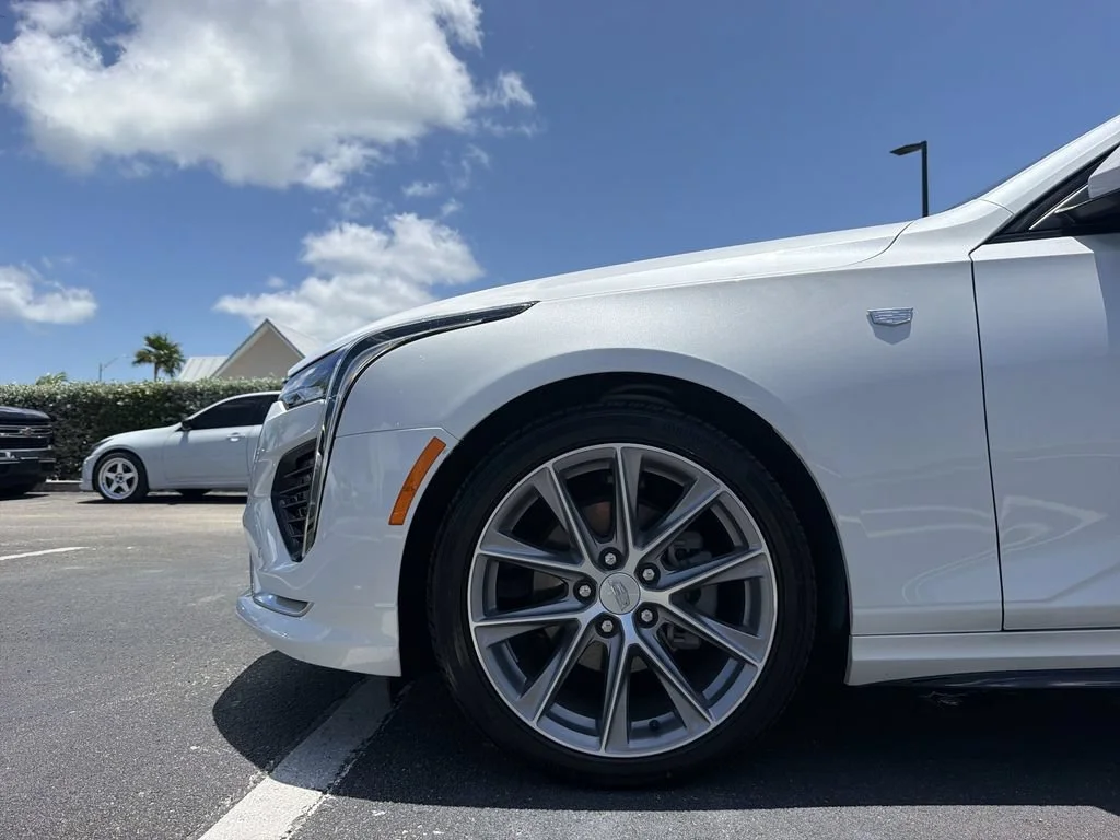 Used 2024 Crystal White Tricoat Cadillac Sport image 40