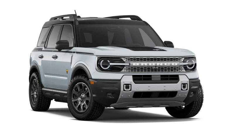 New 2026 Space White Metallic Ford Badlands image 58
