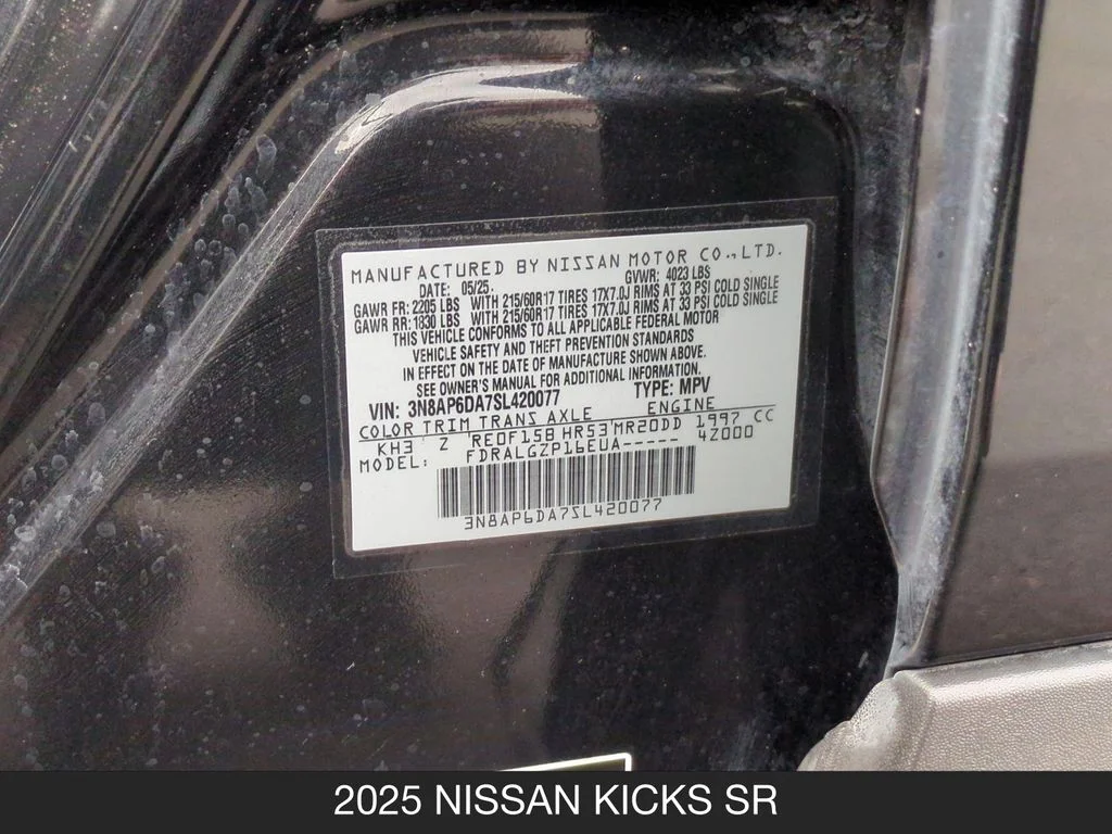 Used 2025 Black Nissan SR image 25