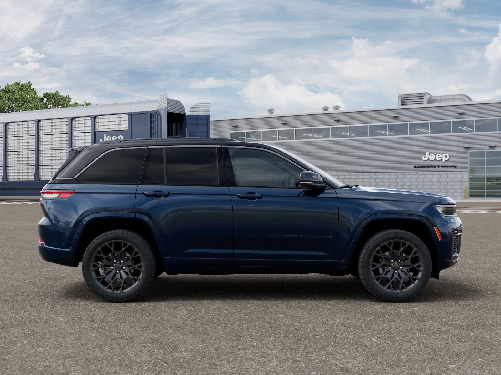 New 2027 Fathom Blue Pearl-Coat Paint Jeep Summit 4x4 image 12