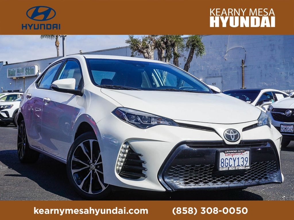 Used 2018 White Toyota SE image 1