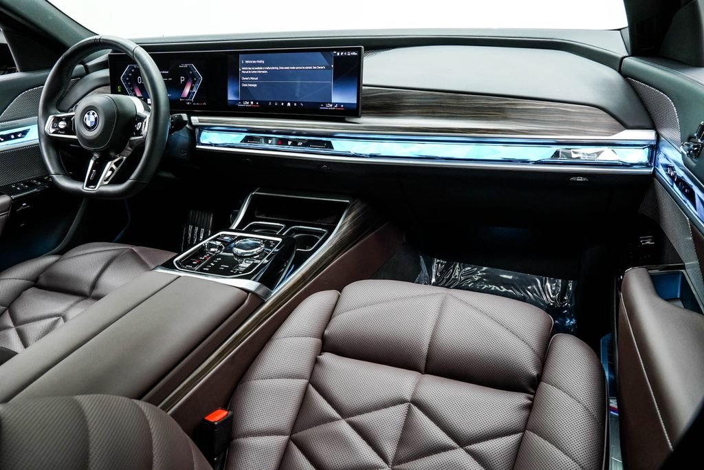 Used 2025 Black BMW 740i xDrive image 21