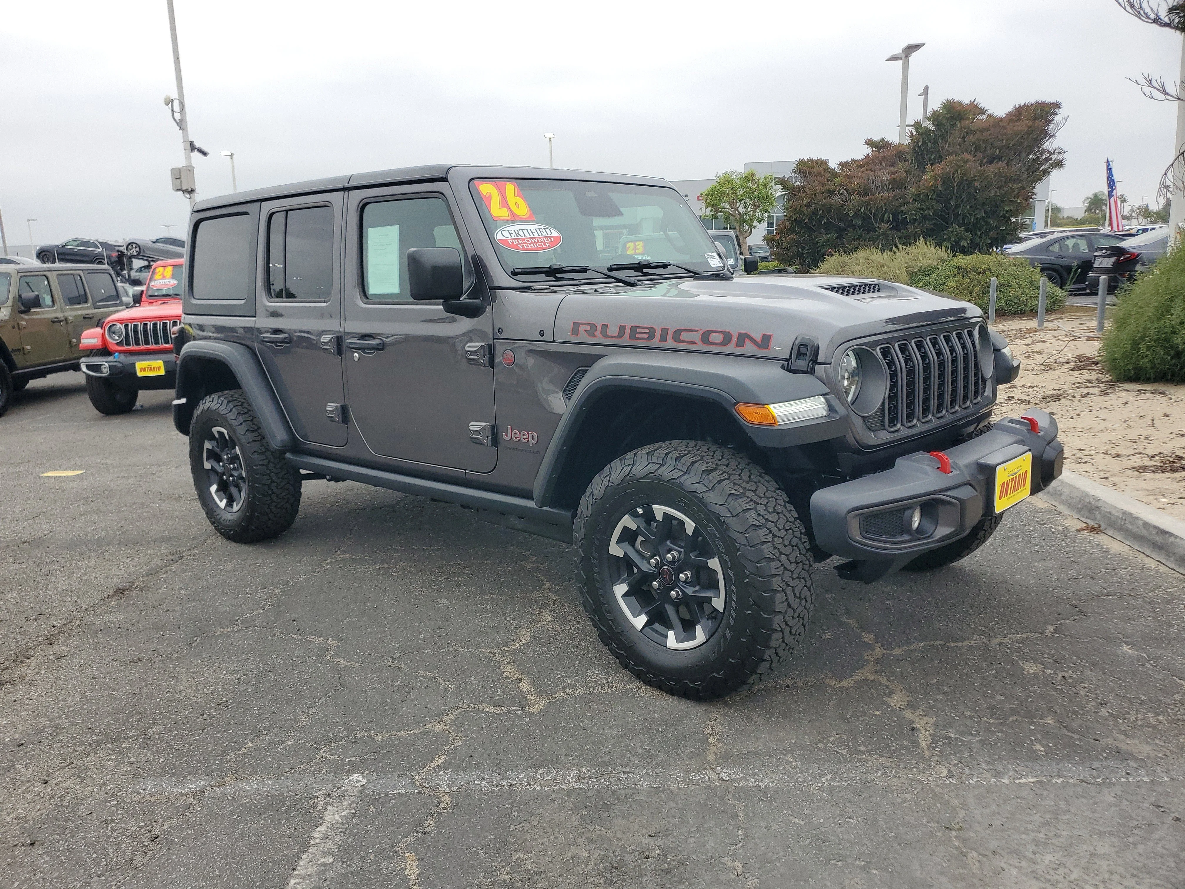 Certified Used 2026 Gray Jeep Rubicon image 29