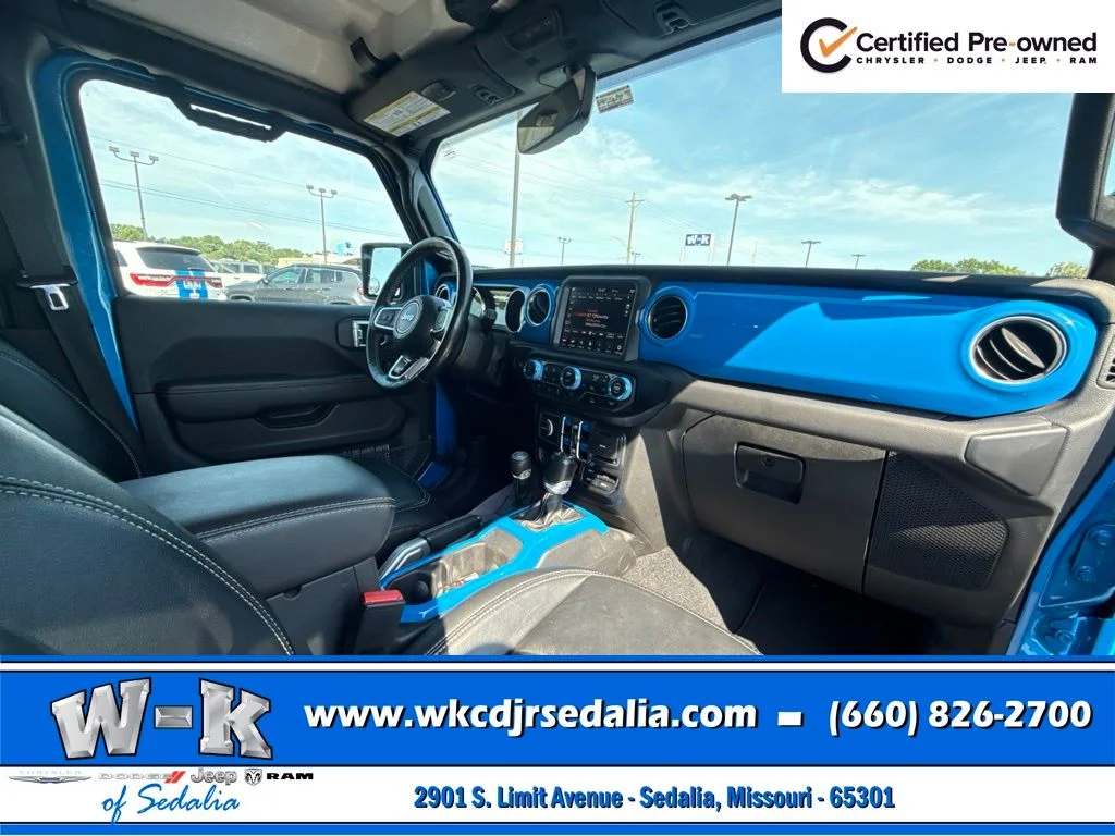 Certified Used 2023 Blue Jeep Sahara 4xe image 31