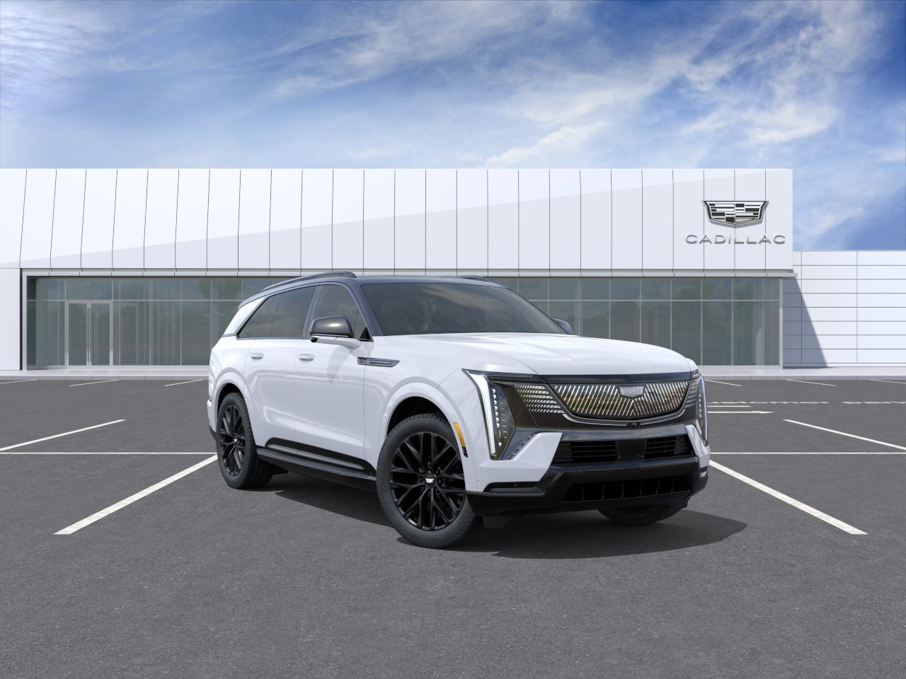 New 2026 Vibrant White Tricoat Cadillac Premium Sport image 1