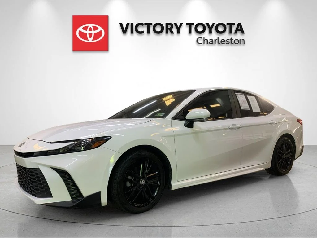 Used 2025 White Toyota SE image 1