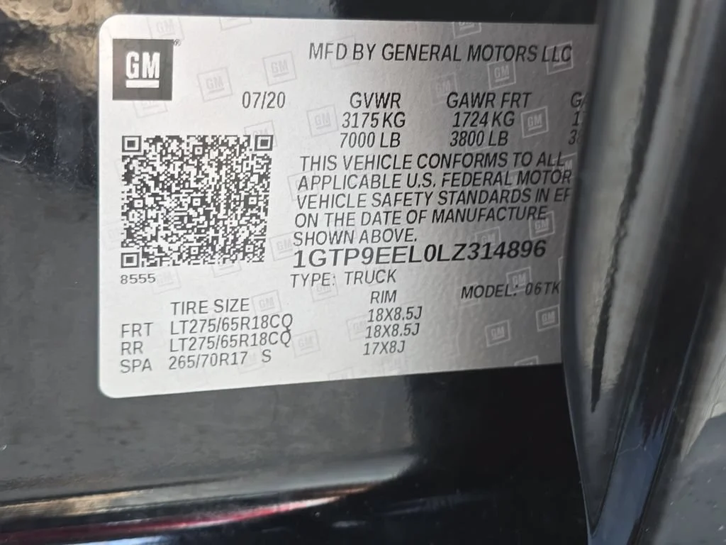 Used 2020 ONYX BLACK GMC AT4 image 37