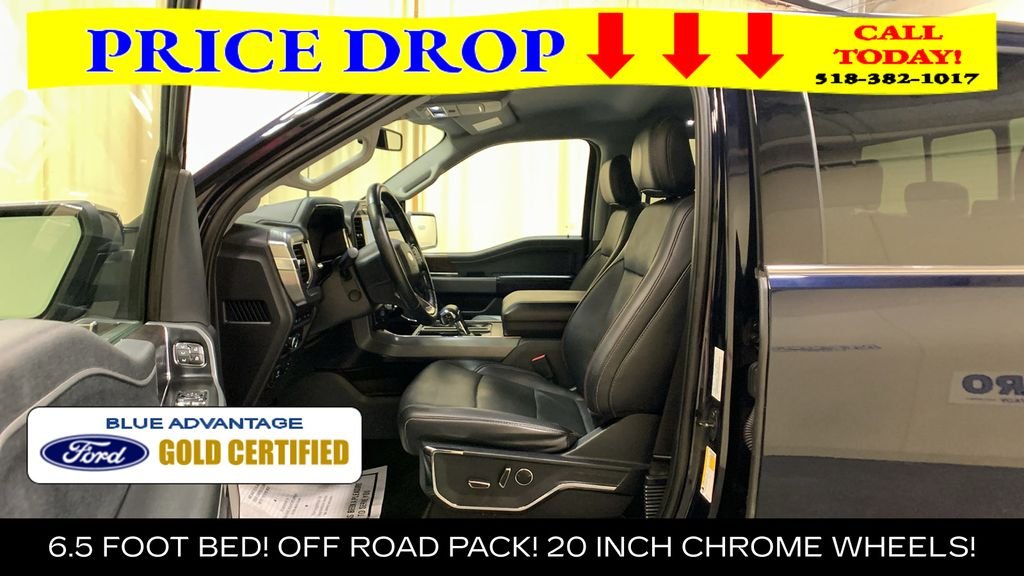 Certified Used 2022 Blue Metallic Ford Lariat image 31