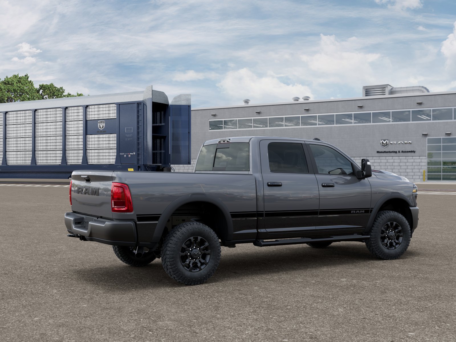 New 2026 Ceramic Gray Clearcoat RAM POWER WAGON image 2