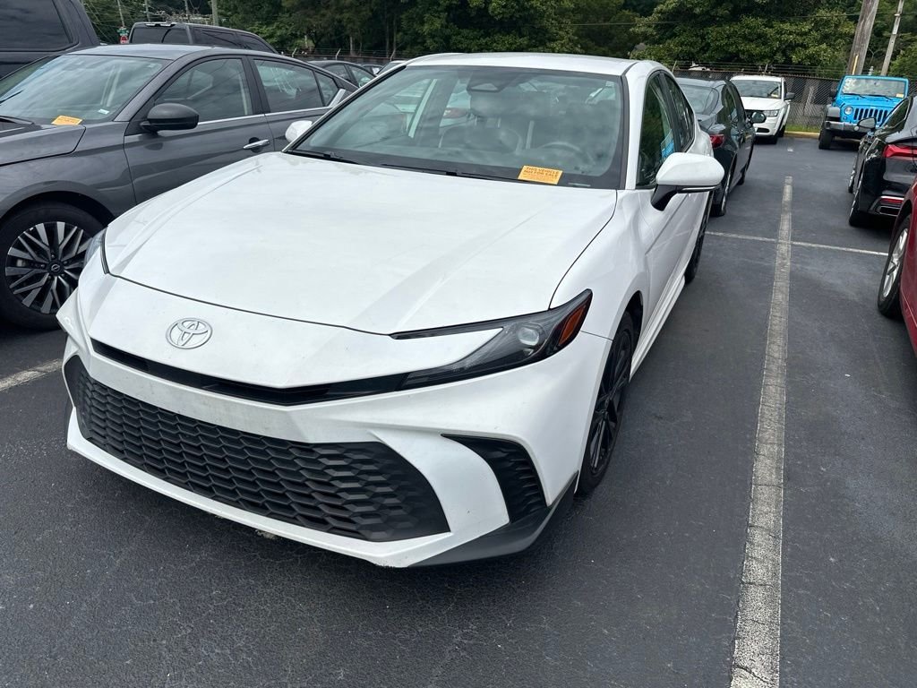 Used 2025 White Toyota SE image 1