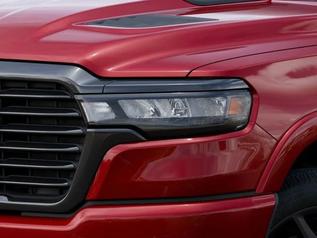 New 2026 Molten Red Pearl-Coat Exterior Paint RAM Laramie image 10
