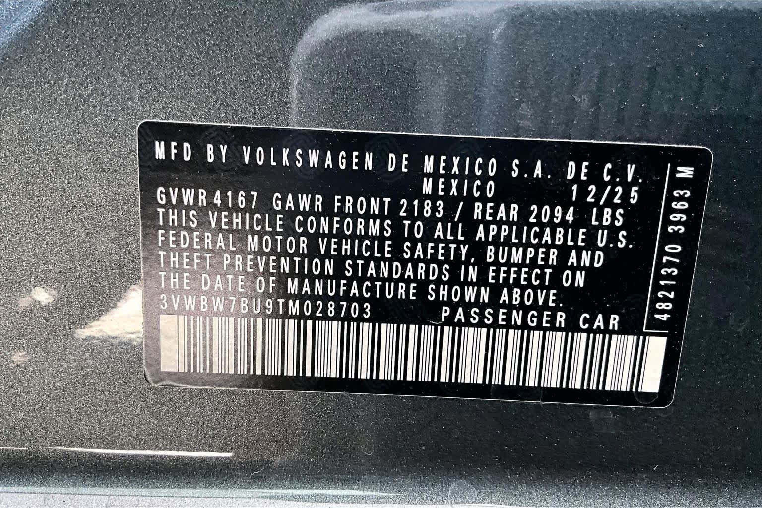 New 2026 Platinum Gray Metallic Volkswagen 1.5T Sport image 18