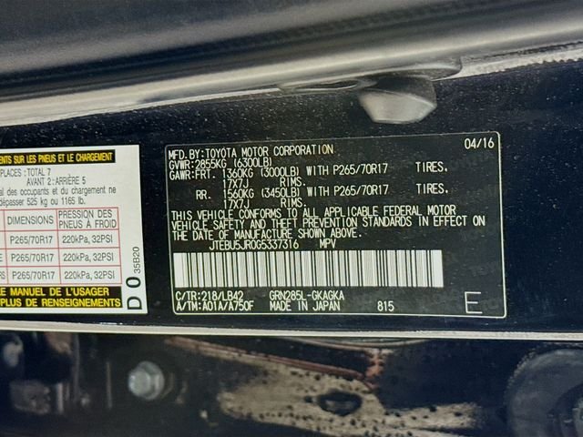 Used 2016 Black Toyota SR5 Premium image 32