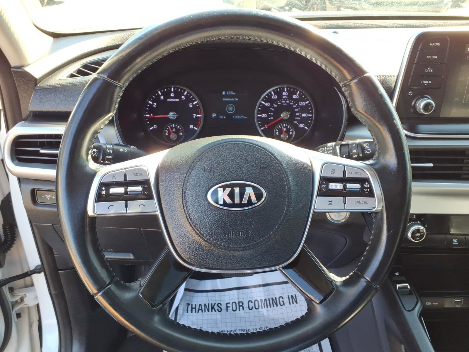 Used 2020 Snow White Pearl Kia S image 9