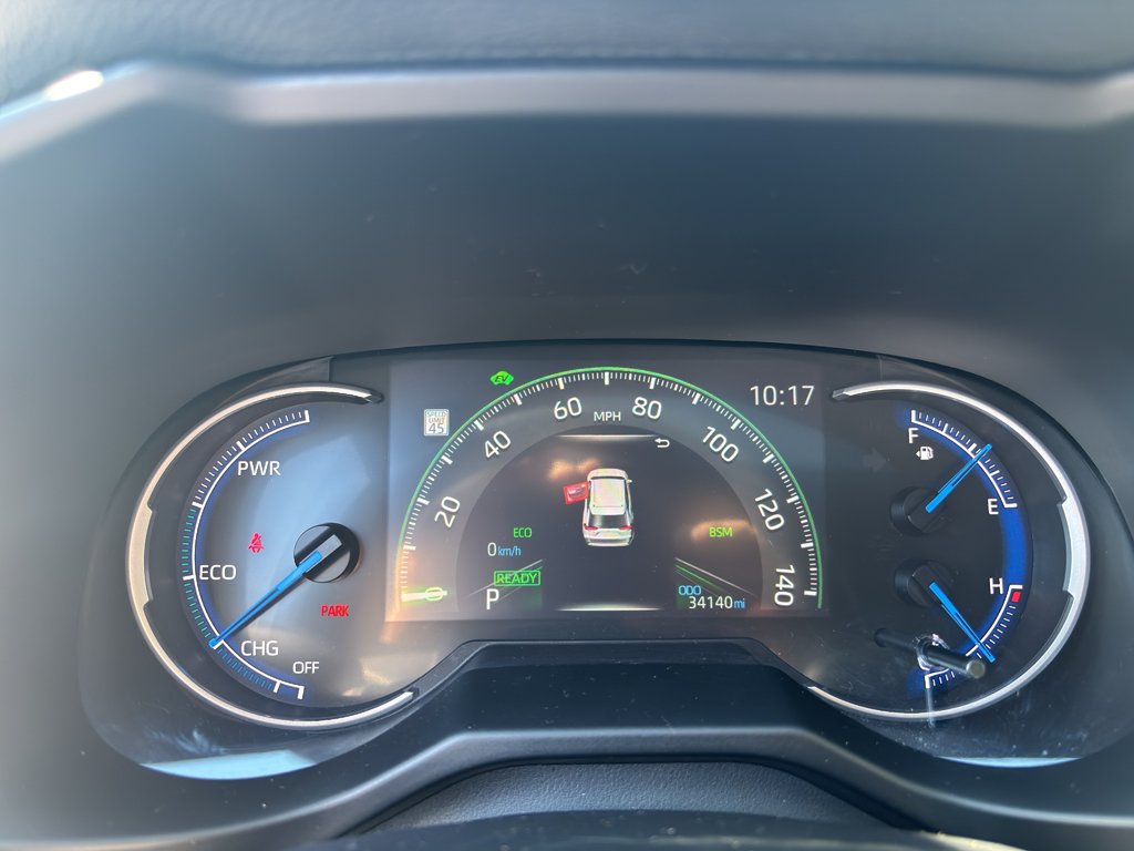 Used 2024 Cavalry Blue/Midnight Black Metallic Toyota Hybrid XSE image 7