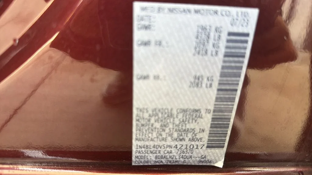 Certified Used 2023 Garnet Pearl Nissan 2.5 SV image 18