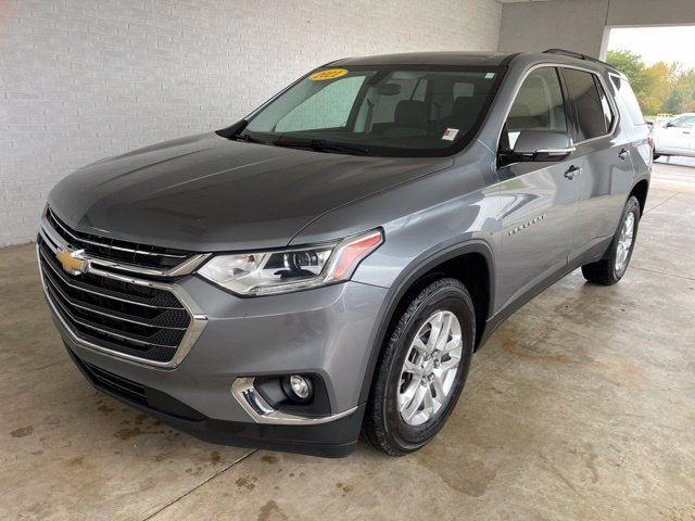 Used 2021 Chevrolet Traverse 1LT with VIN 1GNERGKW9MJ103656 for sale in Crawfordsville, IN
