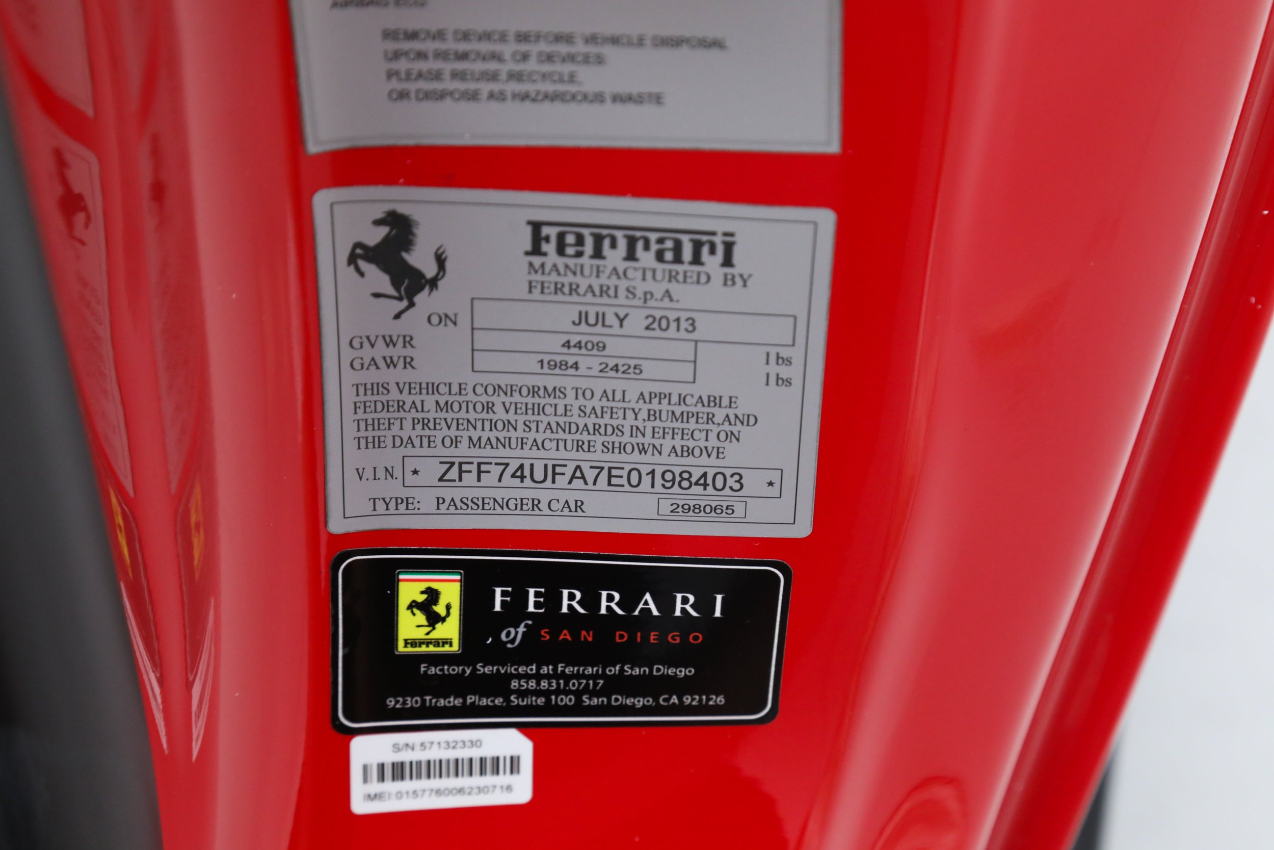 Used 2014 Red Ferrari  image 37