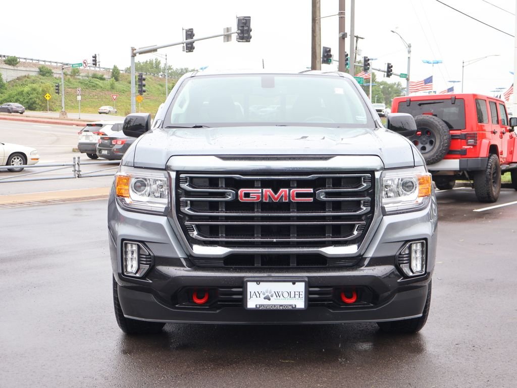 Used 2022 GMC Canyon AT4 with VIN 1GTG6FEN1N1201721 for sale in Kansas City