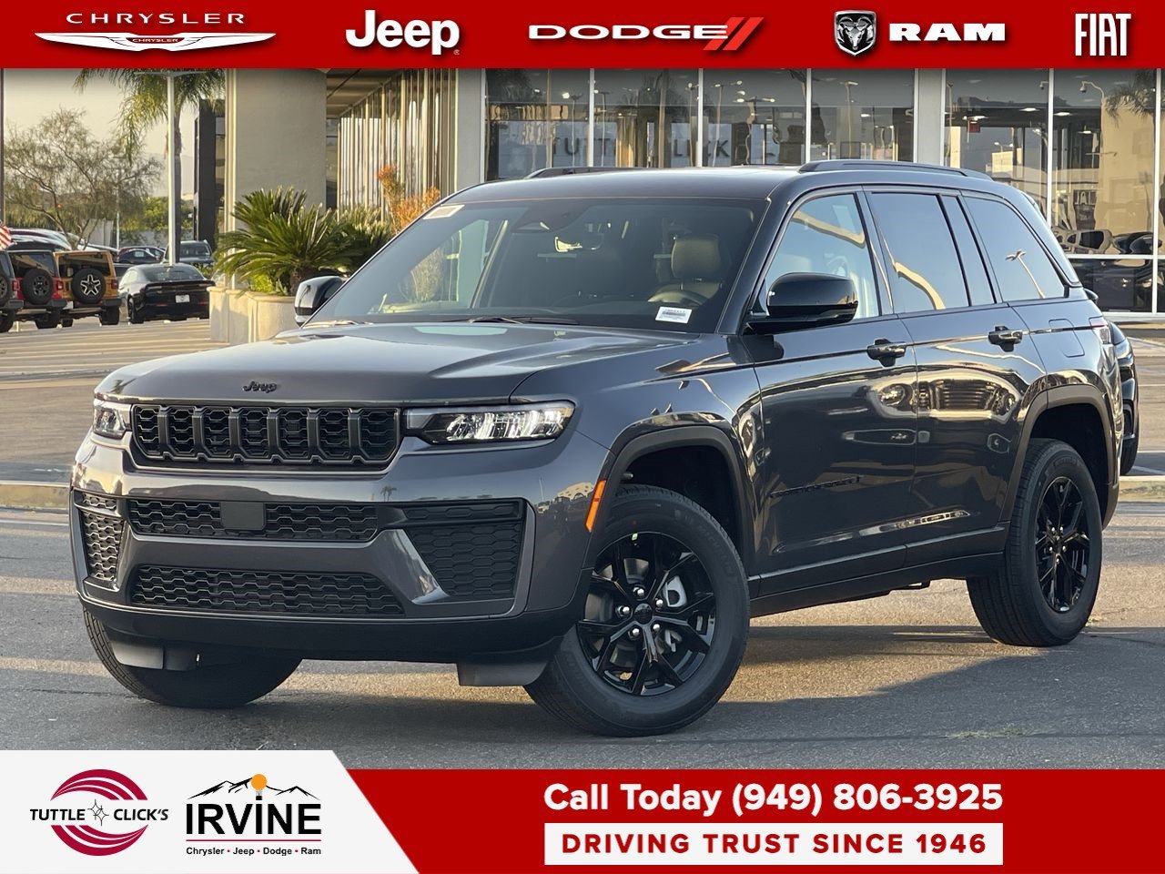 New 2026 Baltic Gray Metallic Clear-Coat Exterior Paint Jeep Laredo Altitude image 1