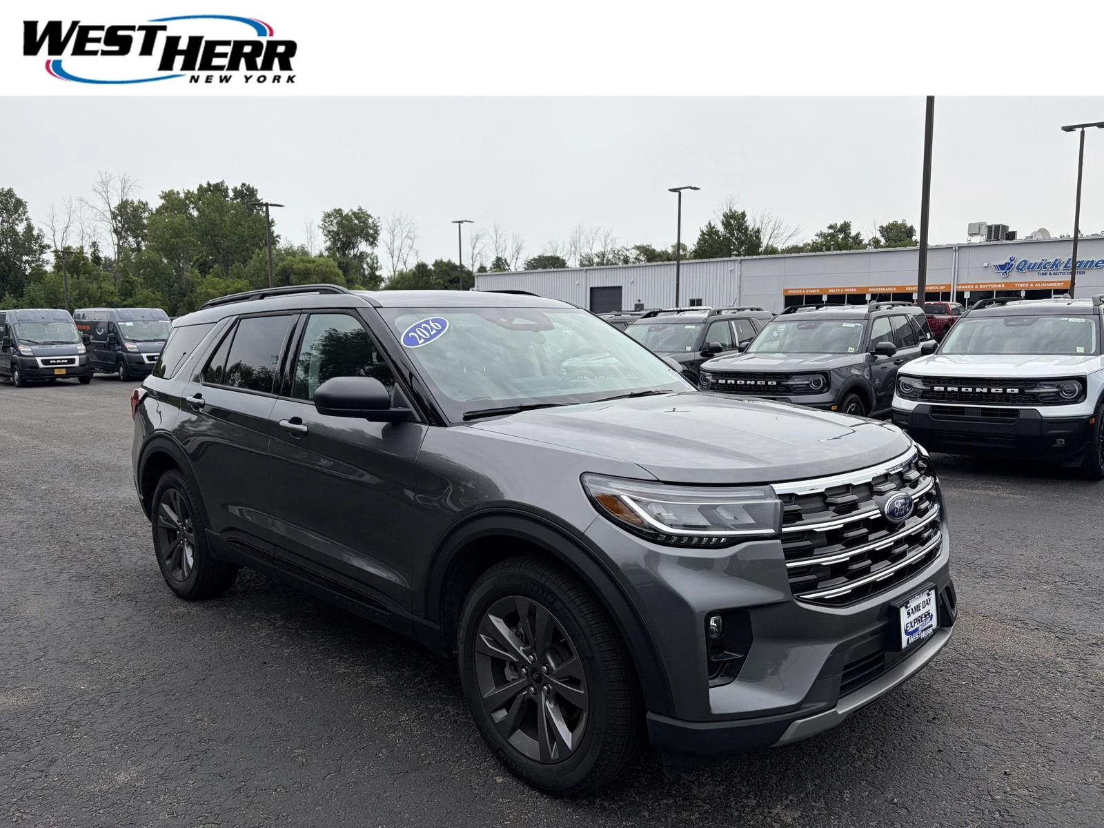 New 2026 Carbonized Gray Metallic Ford Active image 1