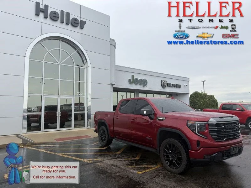 Used 2022 Cayenne Red Tintcoat GMC AT4 image 1