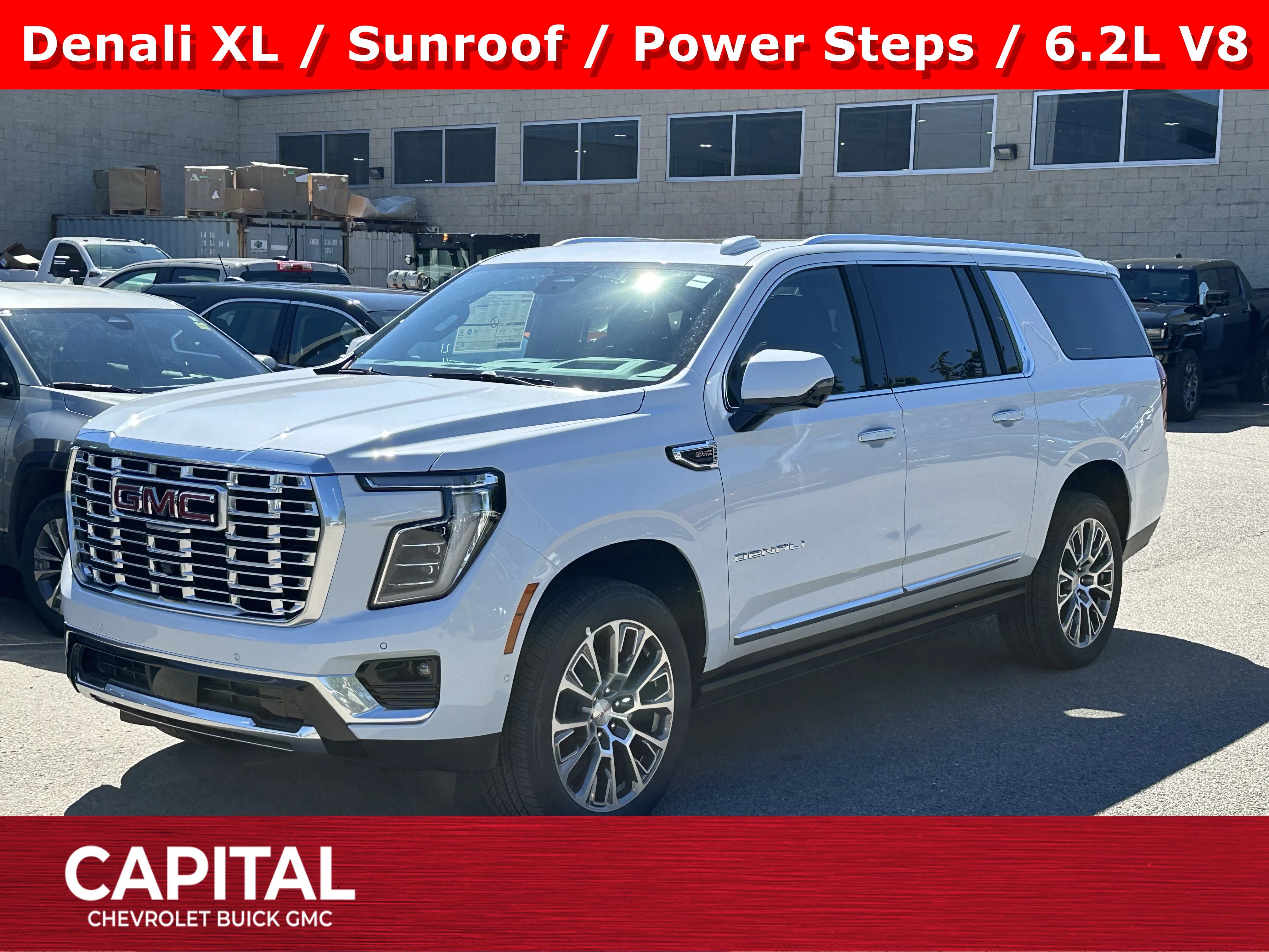 New 2026 Glacier White Tricoat GMC Denali image 1