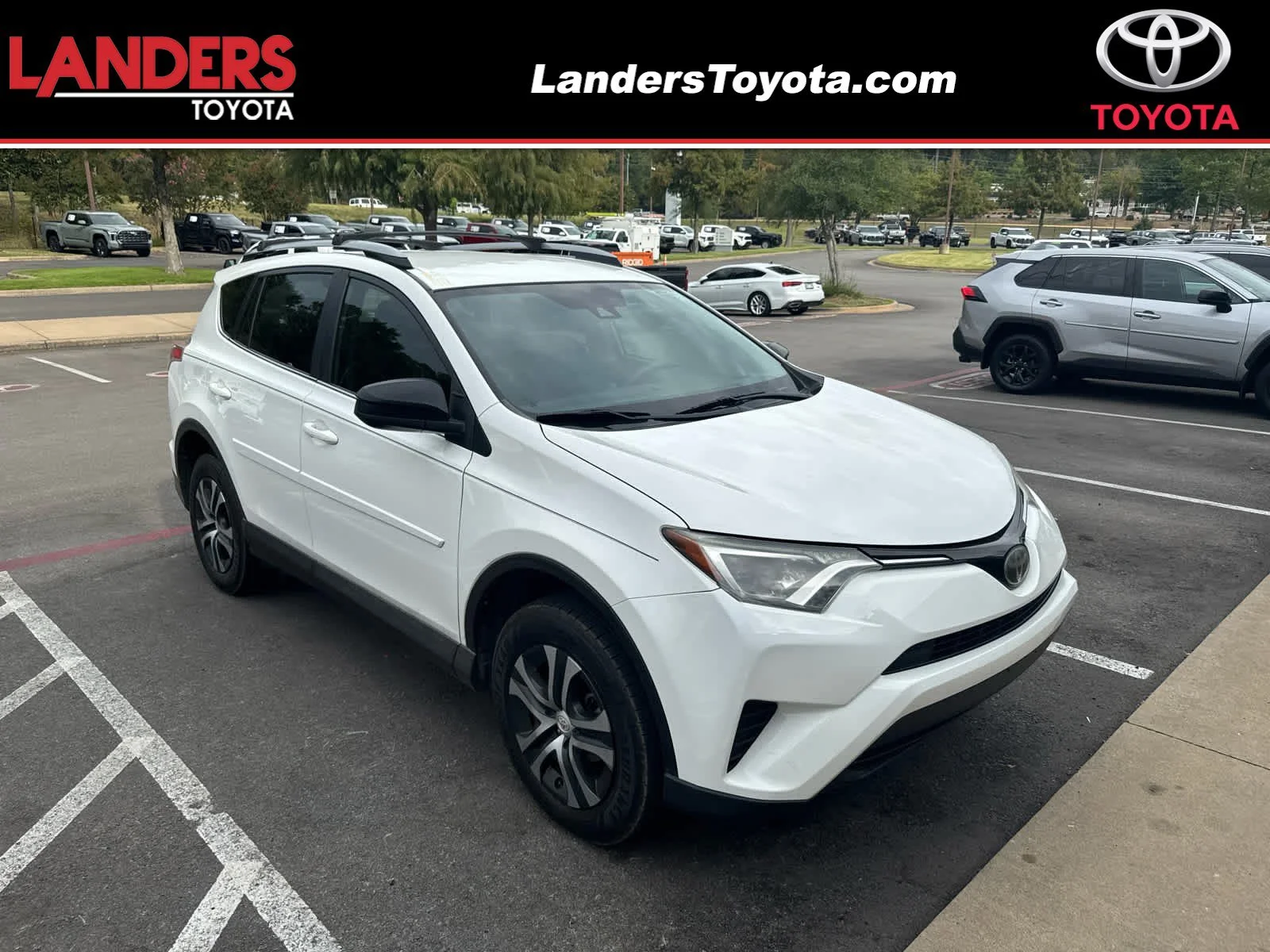 Used 2017 Super White Toyota LE image 1