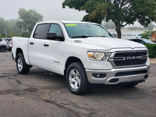 Used 2023 Bright White Clearcoat Ram Big Horn image 2