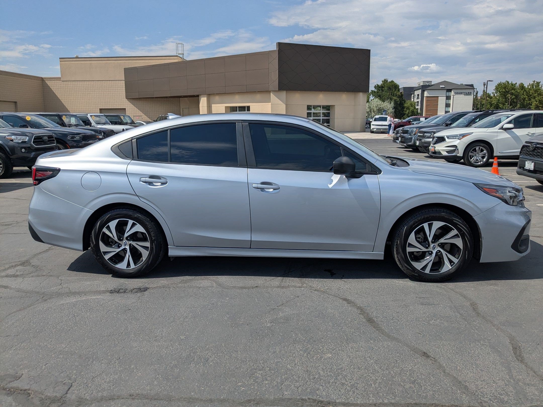 Used 2024 Ice Silver Metallic Subaru Base image 2