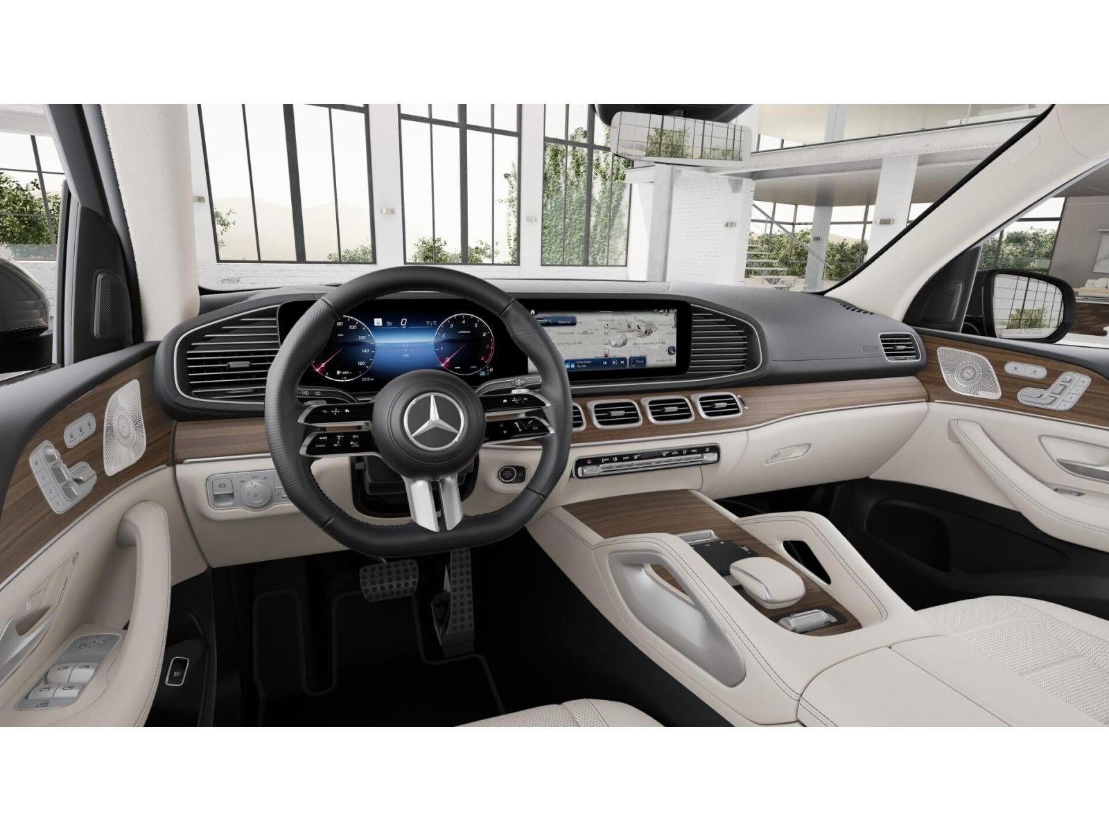 New 2026 Polar White Mercedes-Benz GLS 450 4D Sport Utility 4MATIC® image 46