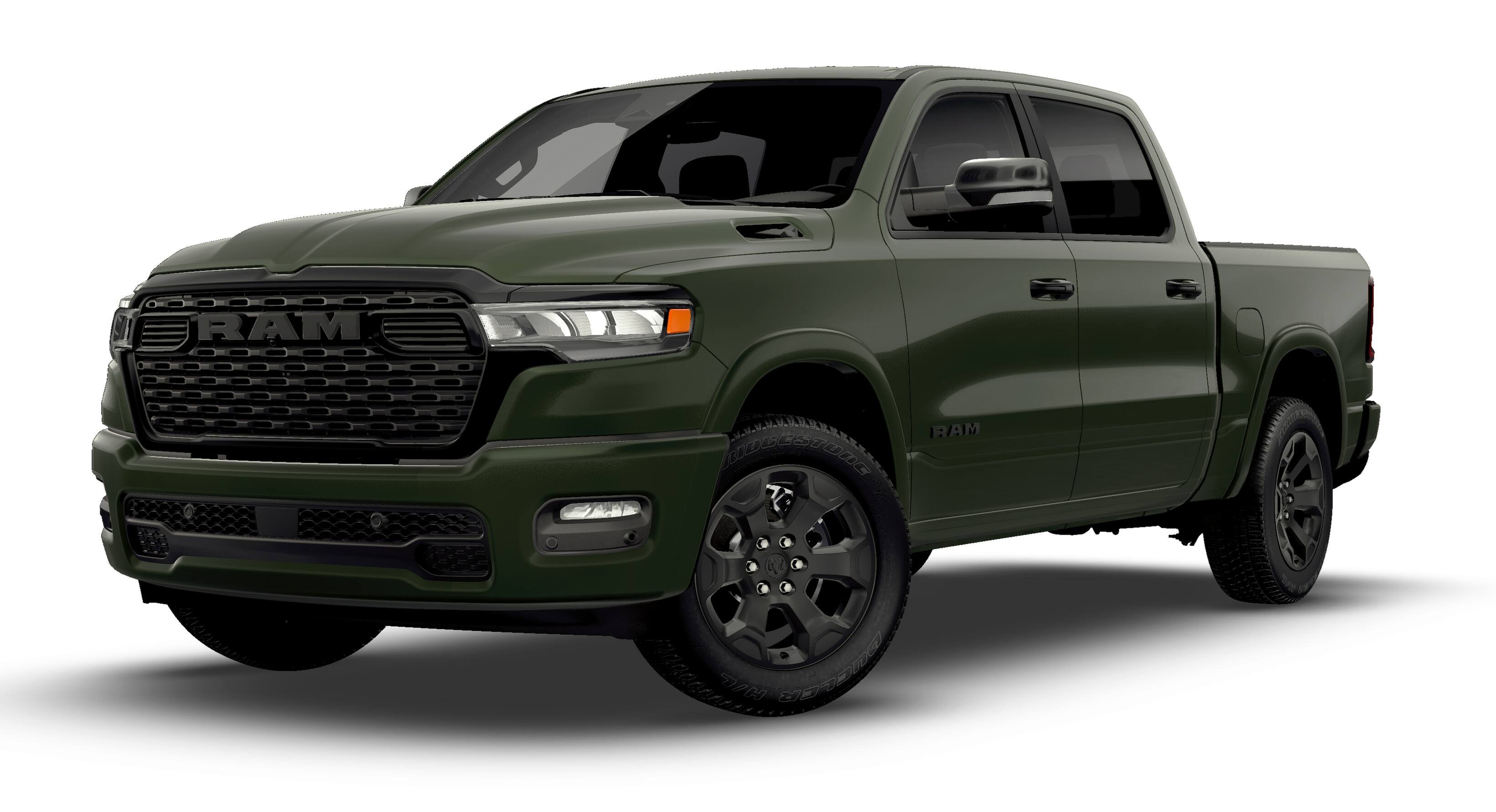 New 2026 Serrano-Green Metallic Exterior Paint RAM BIG HORN image 27