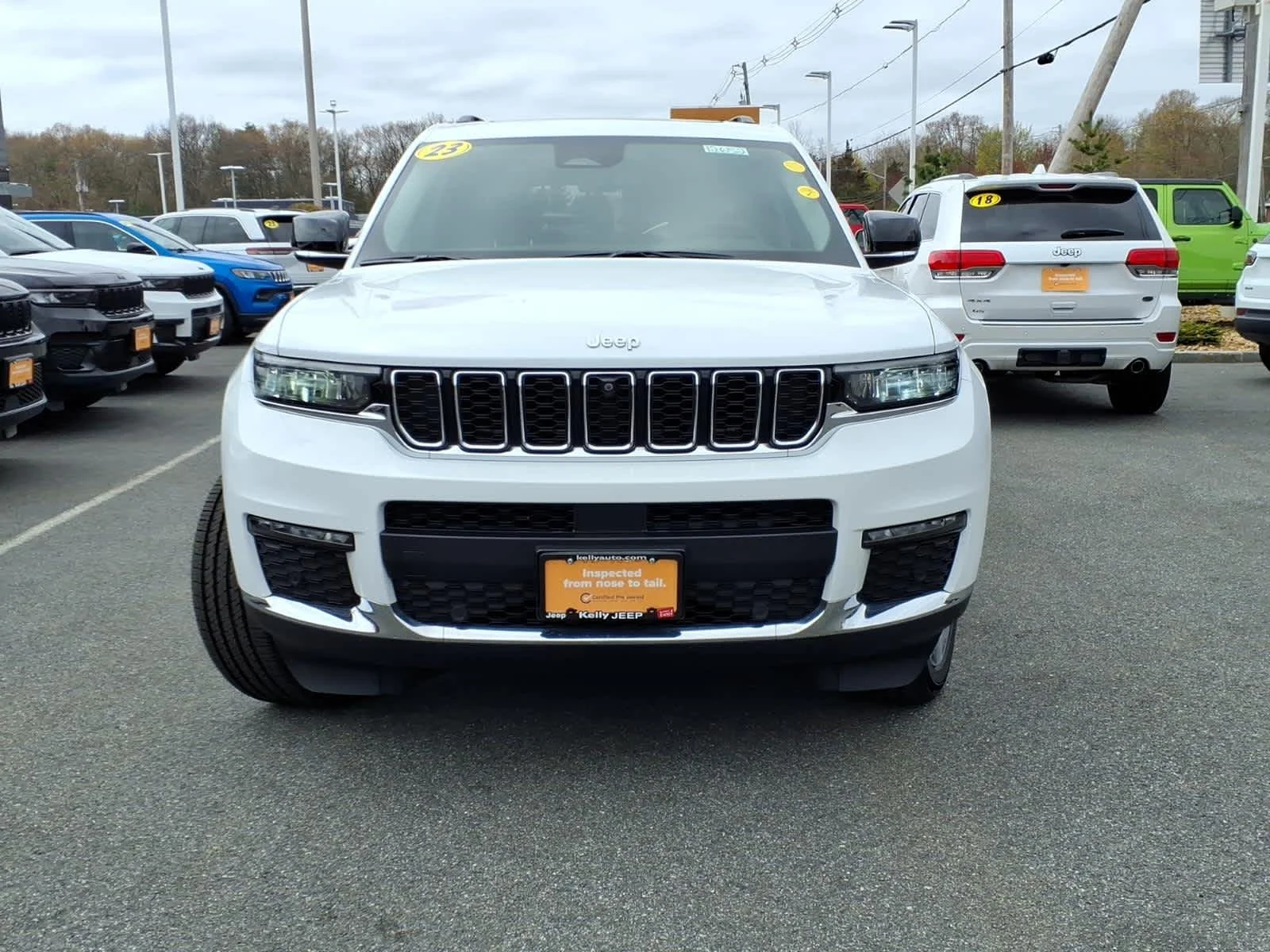 Certified Used 2023 Bright White Clearcoat Jeep Limited image 3