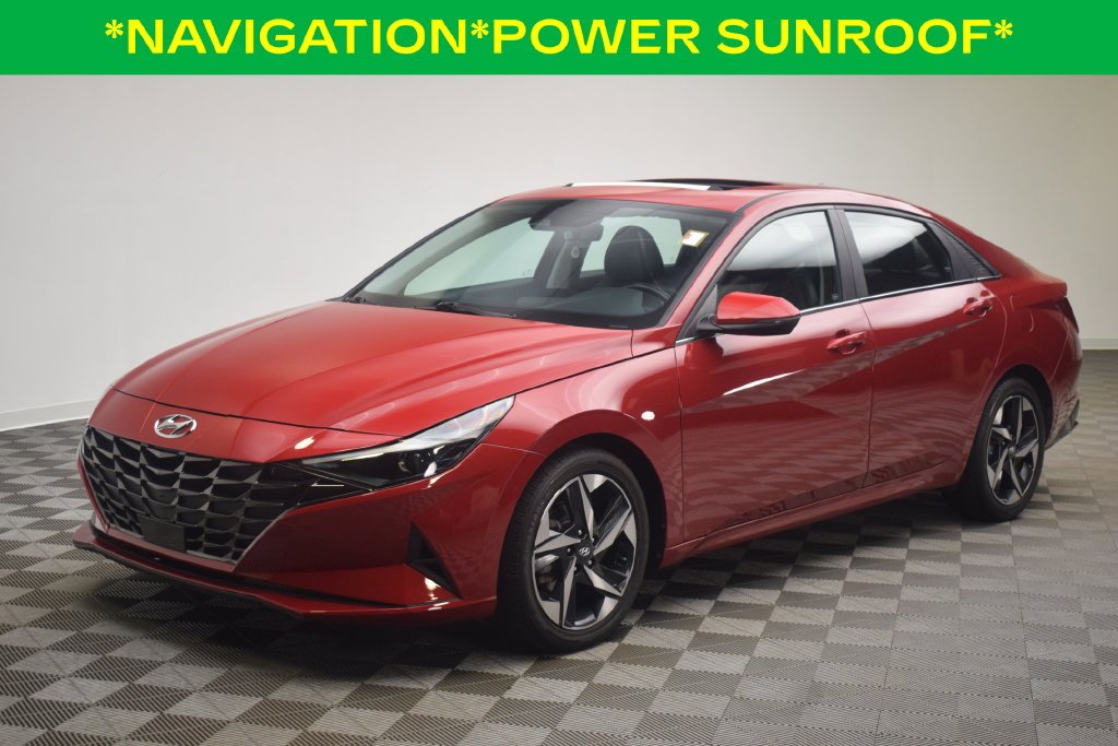 Used 2023 Scarlet Red Pearl Hyundai Limited image 2
