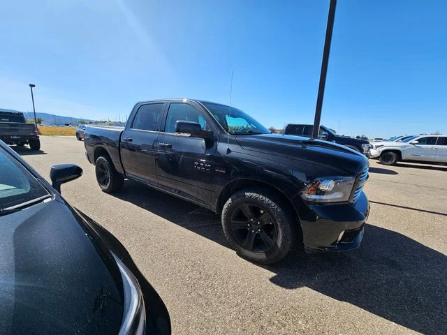 Used 2016 Brilliant Black Crystal Pearlcoat Ram Sport image 4