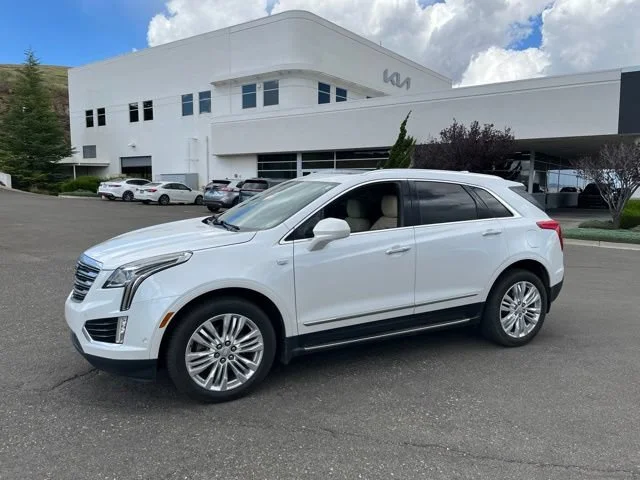 Used 2019 Crystal White Tricoat Cadillac Premium Luxury AWD image 2