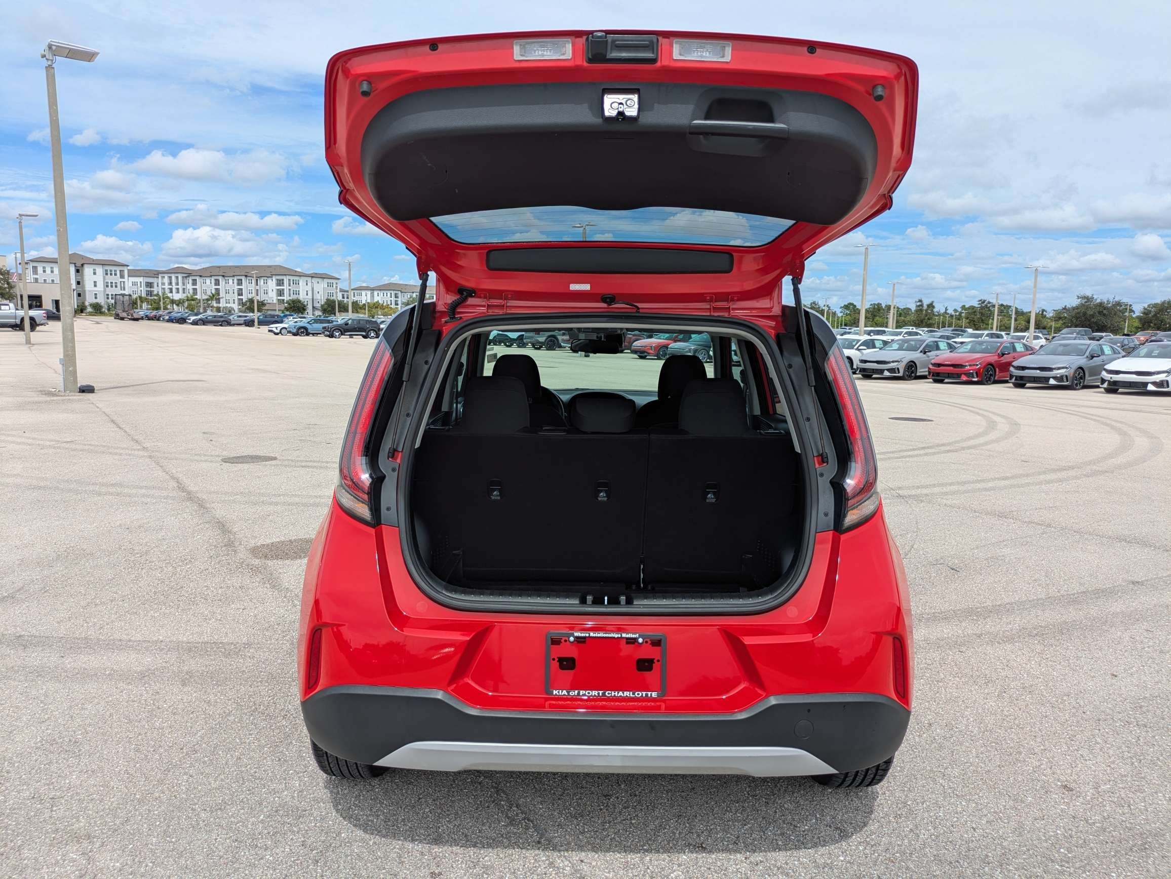 Used 2025 Inferno Red Kia LX image 28