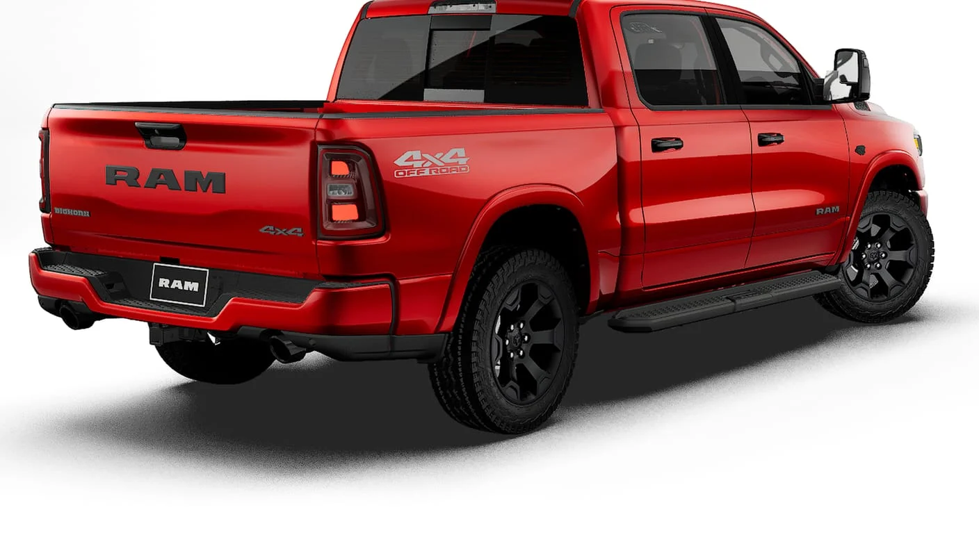 New 2027 Molten Red Pearl-Coat Exterior Paint RAM BIG HORN image 28